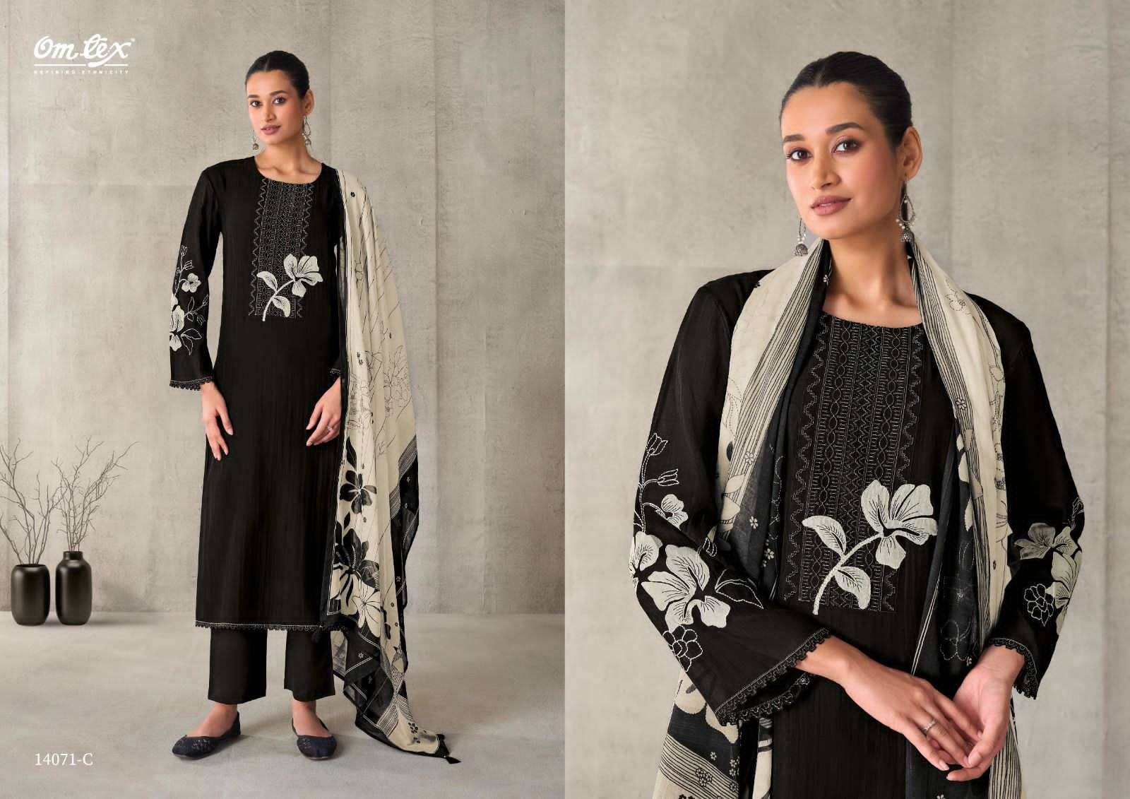 TIANAAYA By OMTEX 14071 Series Beautiful Festive Suits Stylish Colorful Fancy Casual Wear PREMIUM MAL CHANDERI SILK Dresses At Wholesale Price